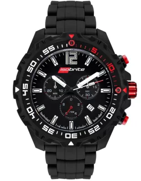 ArmourLite Isobrite Valor Series Chronograph - Black Metal - Silicone - Date