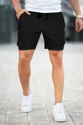 Buy $80 Free Shipping Men's Fitness Short - Black（Presale)