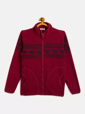 Cantabil Boys Maroon Sweatshirt