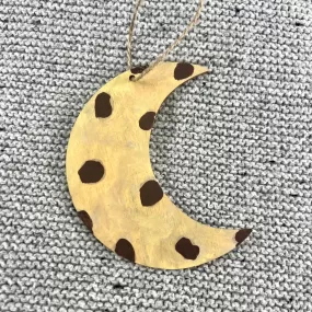 Chocolate Chip Moon Ornament Set