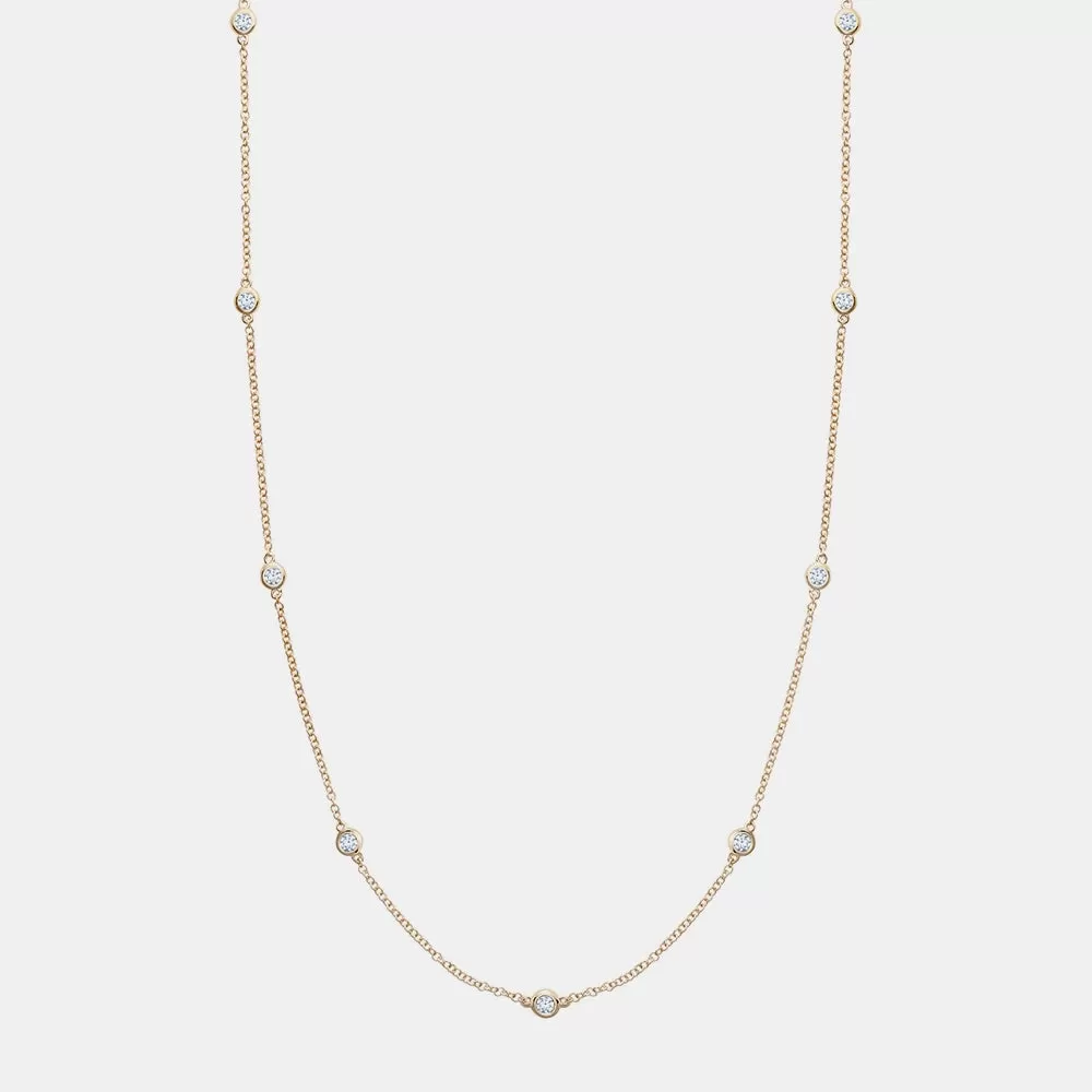 Diamond By The Yard Necklace