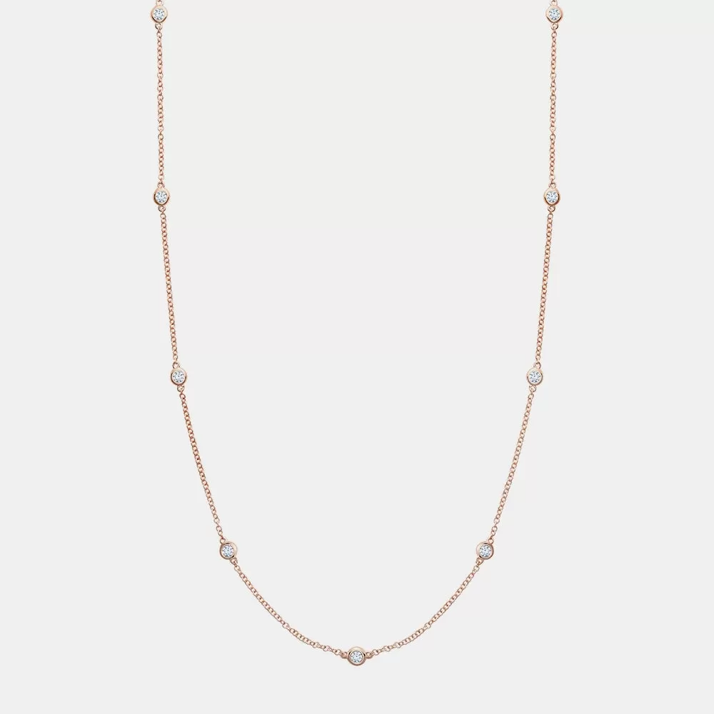 Diamond By The Yard Necklace