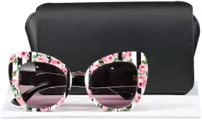 Dolce & Gabbana Pink Limited Edition Rose Collection Sunglasses  in case