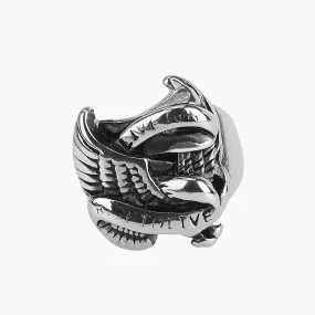 EAGLE LETTER RING