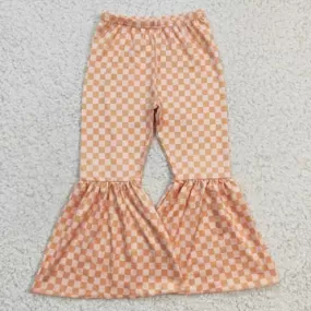 Girls Checkered Bellbottoms