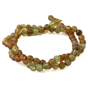 Green Tsavorite Garnet 5.5mm Round A Grade - 15-16 Inch