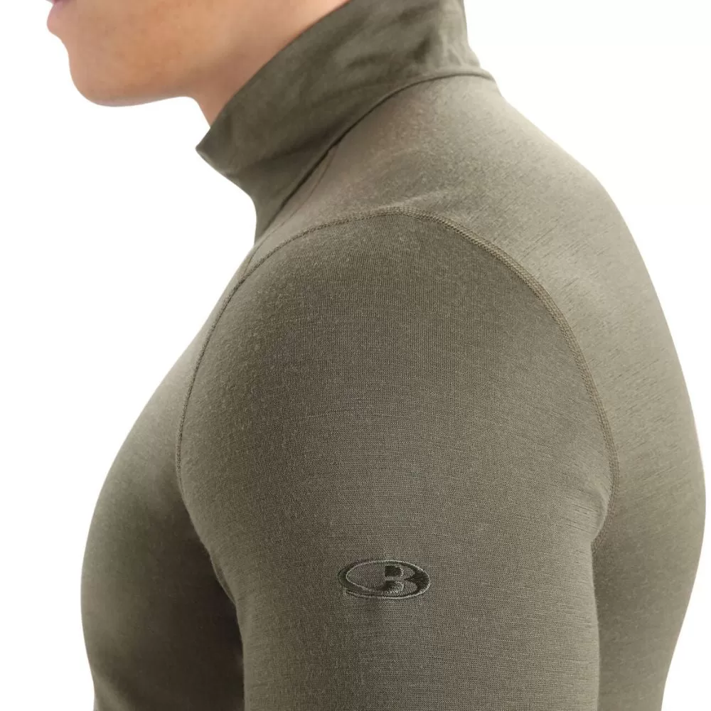 icebreaker Merino Jacket Men's 200 Zoneknit™ Merino Long Sleeve Half Zip -  Loden