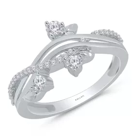 Kallati Eternal Diamond Ring in 14K White Gold