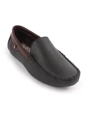 Men Black Loafers and Mocassins Casual Shoes