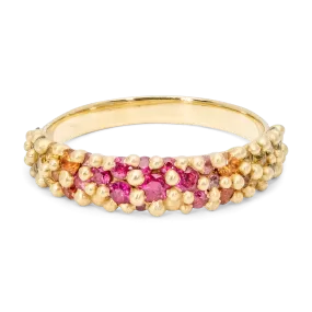 Pink Rainbow River Ring - Made to Order