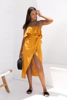 Reza Dress - Mustard