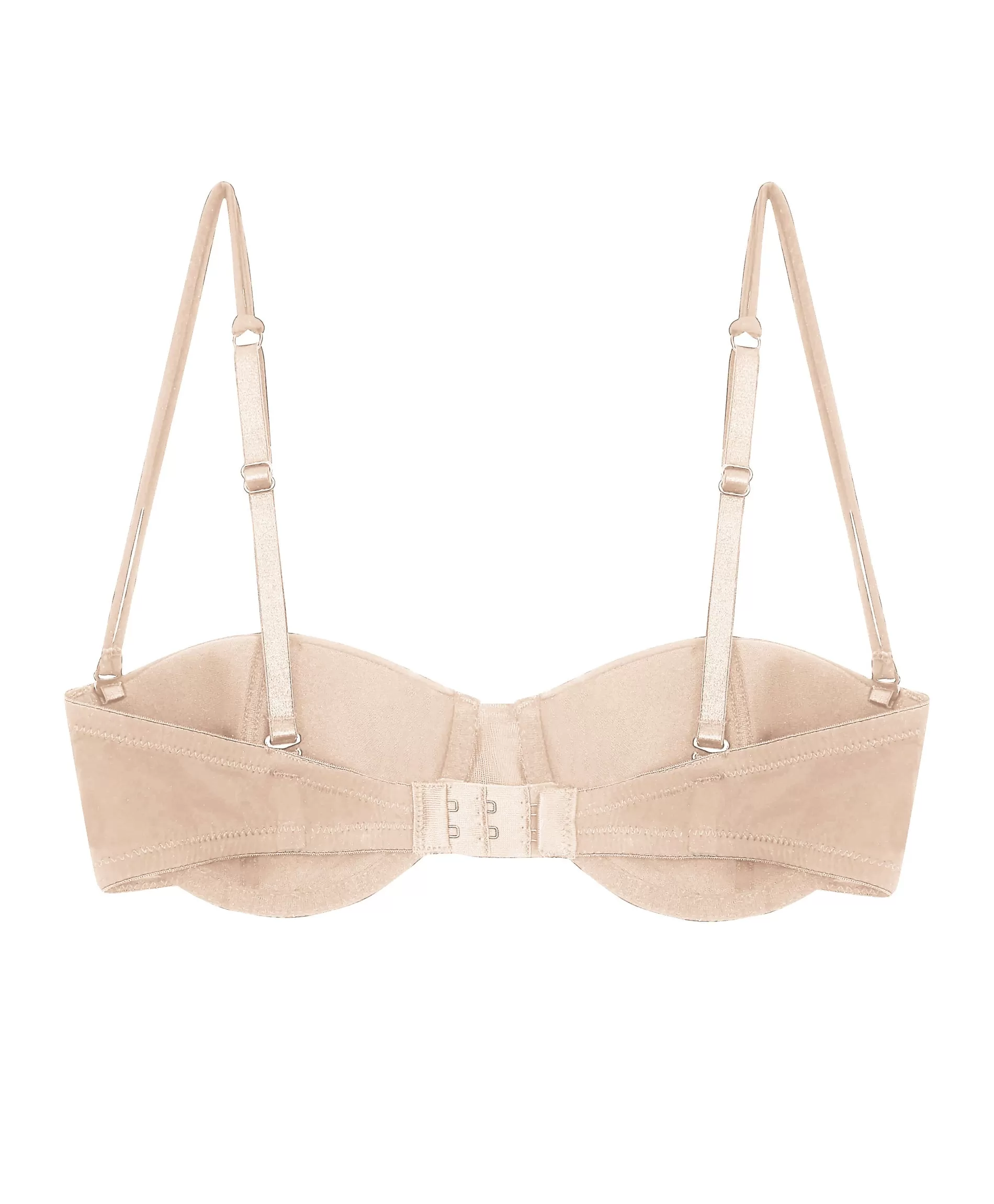 sheer tactel balconette bra