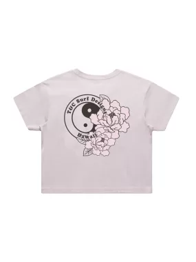 T&C Surf Peony Logo Crop Tee